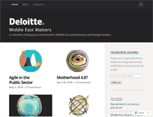 Tablet Screenshot of deloittemiddleeastmatters.com